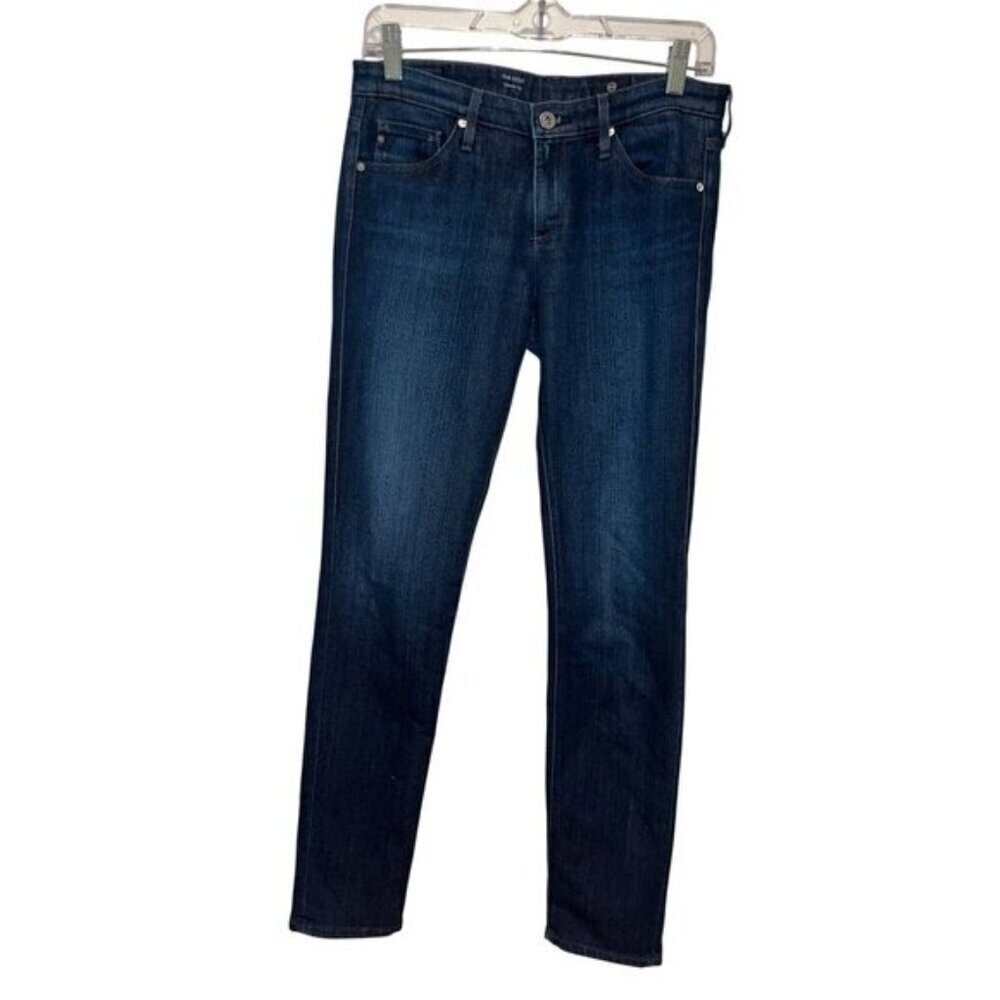 AG Adriano Goldschmied The Stilt Cigarette Leg Jeans Dark Wash Womens Size 27 De
